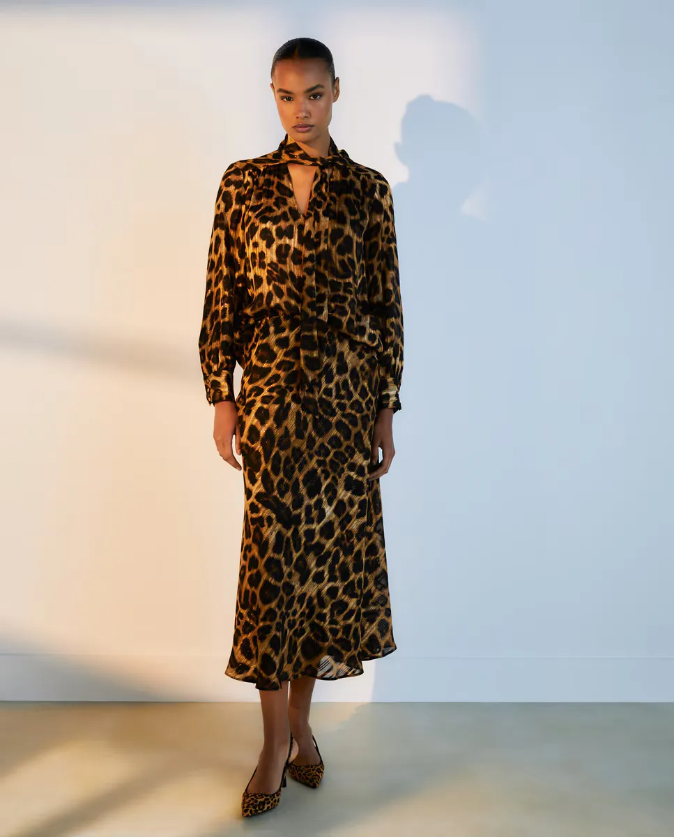 Юбка миди с принтом Woman El Corte Inglés, черный
Юбка миди с принтом Woman El Corte Inglés, черный