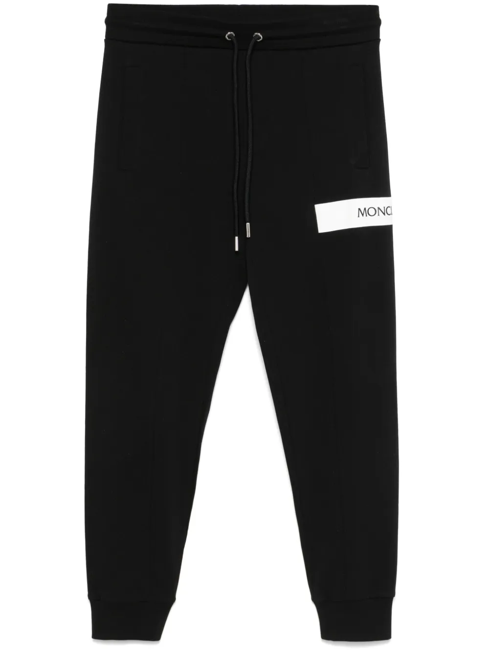Спортивные брюки с логотипом MONCLER, черный 
Спортивные брюки с логотипом MONCLER, черный