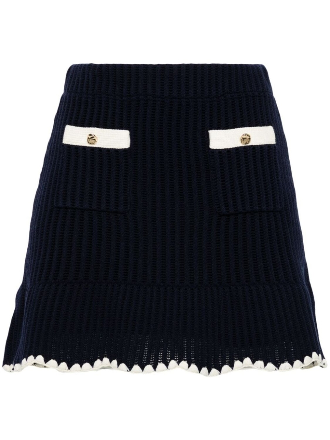 Self-Portrait мини-юбка в технике кроше, синий
Self-Portrait мини-юбка в технике кроше, синий