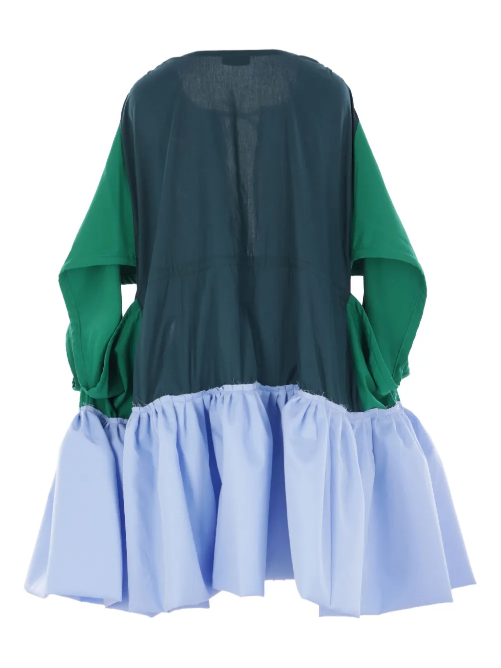 Платье миди с оборками и пышными рукавами Zomer, зеленый
Платье миди с оборками и пышными рукавами Zomer, зеленый