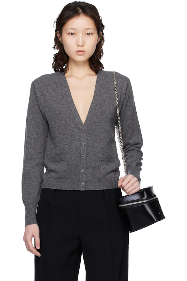 Maison Margiela Серый кардиган из натуральной шерсти
Maison Margiela Серый кардиган из натуральной шерсти