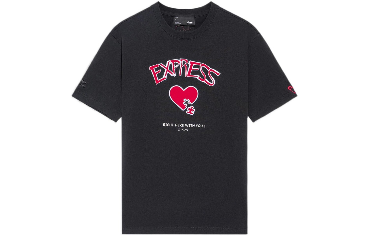 Спортивная модная коллекция футболок унисекс Lining, черный
Спортивная модная коллекция футболок унисекс Lining, черный