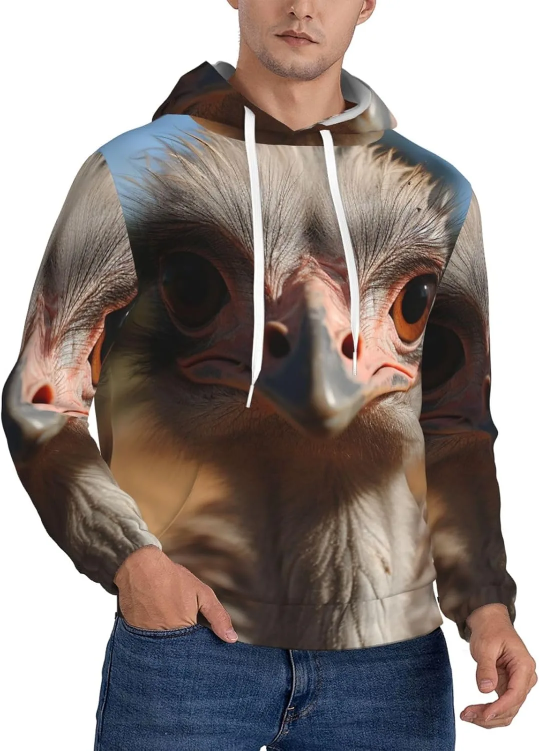 Мужская толстовка с капюшоном Cute Ostrich, мягкая, ветрозащитная SDTYKHJ
Мужская толстовка с капюшоном Cute Ostrich, мягкая, ветрозащитная SDTYKHJ