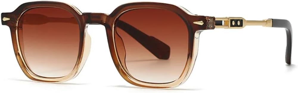 Мужские модные солнцезащитные очки в стиле ретро с градиентным переходом, защита от УФ-излучения UV400, женские солнцезащитные очки с заклепками VFDHN, C4brown Tea Gradient
Мужские модные солнцезащитные очки в стиле ретро с градиентным переходом, защита от УФ-излучения UV400, женские солнцезащитные очки с заклепками VFDHN, C4brown Tea Gradient