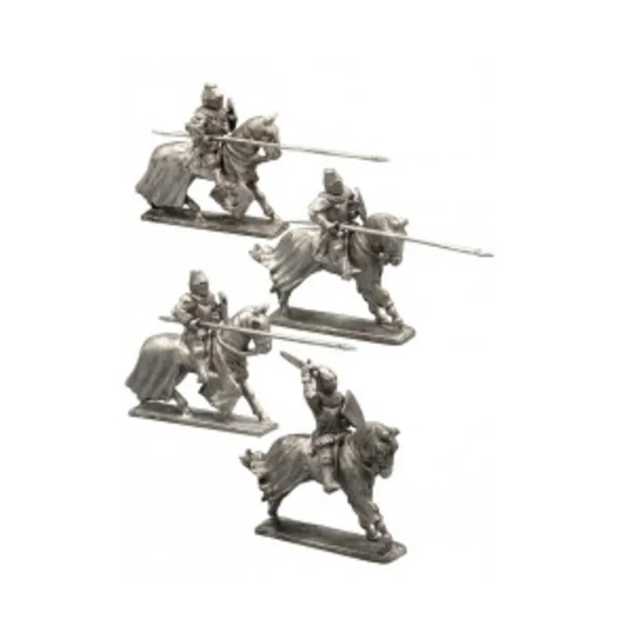 Средневековые рыцари в атаке, 1315–1365 гг., Historical Miniatures - Medieval (28mm) (Mirliton SG) 
Средневековые рыцари в атаке, 1315–1365 гг., Historical Miniatures - Medieval (28mm) (Mirliton SG)