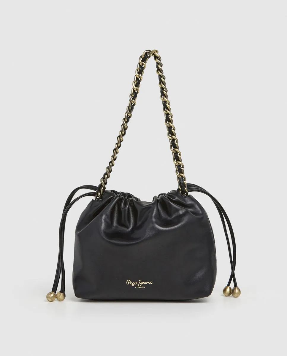 Женская сумка-хобо Georgia с короткой металлической цепочкой Pepe Jeans, черный
Женская сумка-хобо Georgia с короткой металлической цепочкой Pepe Jeans, черный