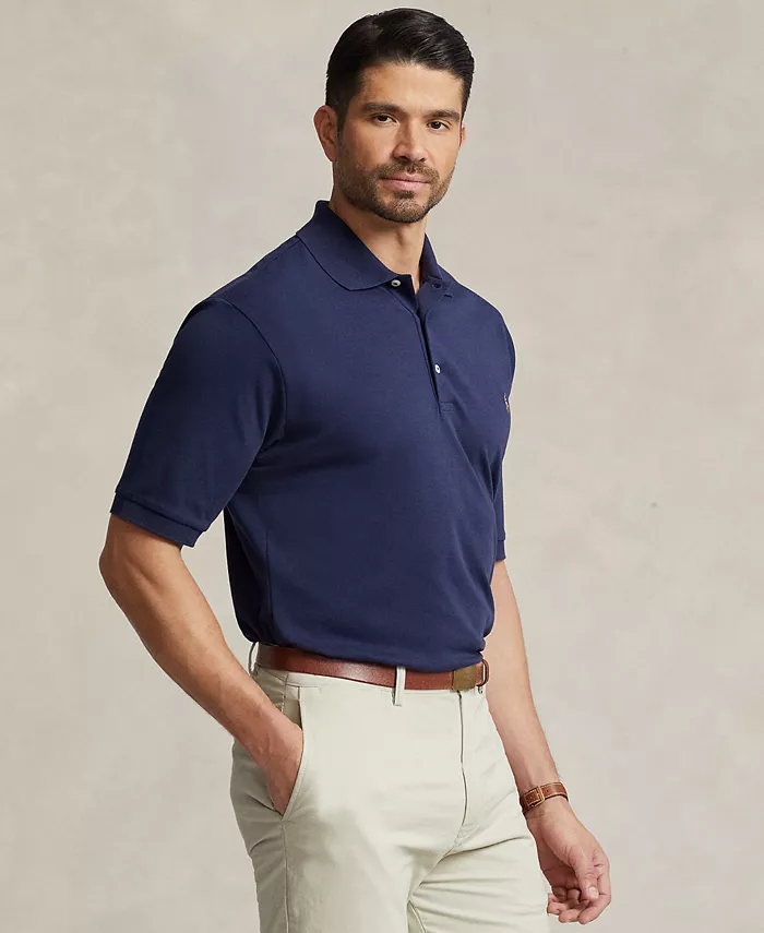 Мужская поло Big & Tall Classic Fit из мягкого хлопка Polo Ralph Lauren, синий
Мужская поло Big & Tall Classic Fit из мягкого хлопка Polo Ralph Lauren, синий