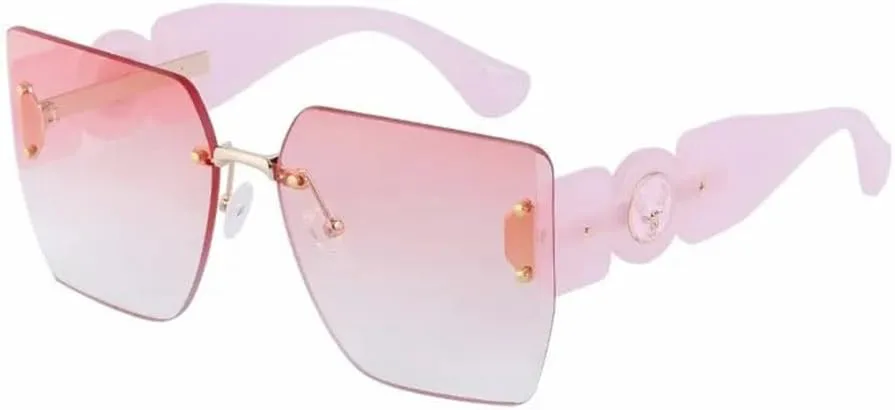 Большие безрамочные солнцезащитные очки для женщин, роскошные солнцезащитные очки без оправы для мужчин и женщин, очки с защитой от УФ-излучения UV400 LVTFCO, Pink
Большие безрамочные солнцезащитные очки для женщин, роскошные солнцезащитные очки без оправы для мужчин и женщин, очки с защитой от УФ-излучения UV400 LVTFCO, Pink