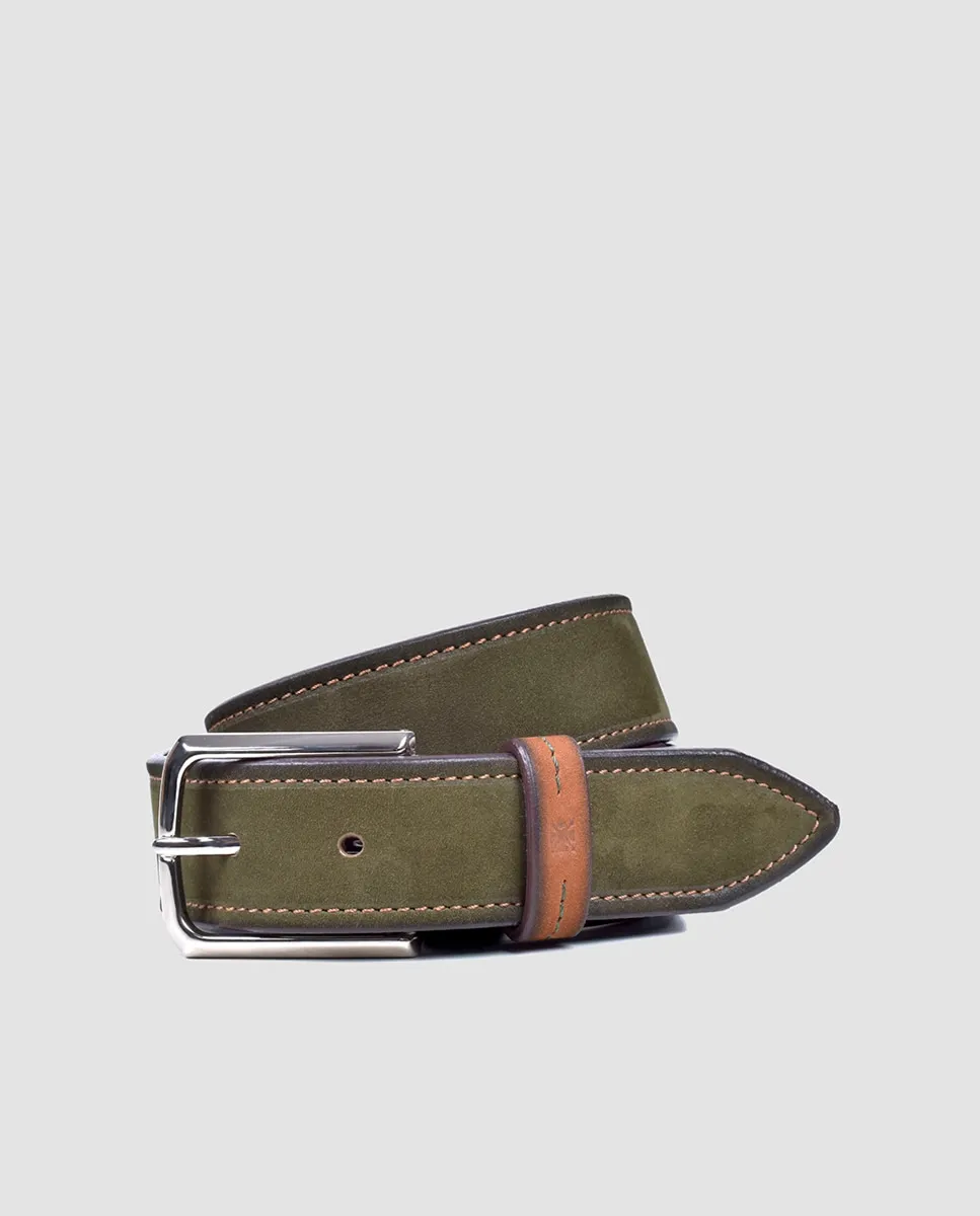 Мужской ремень Олимпо Olimpo, зеленый
Мужской ремень Олимпо Olimpo, зеленый