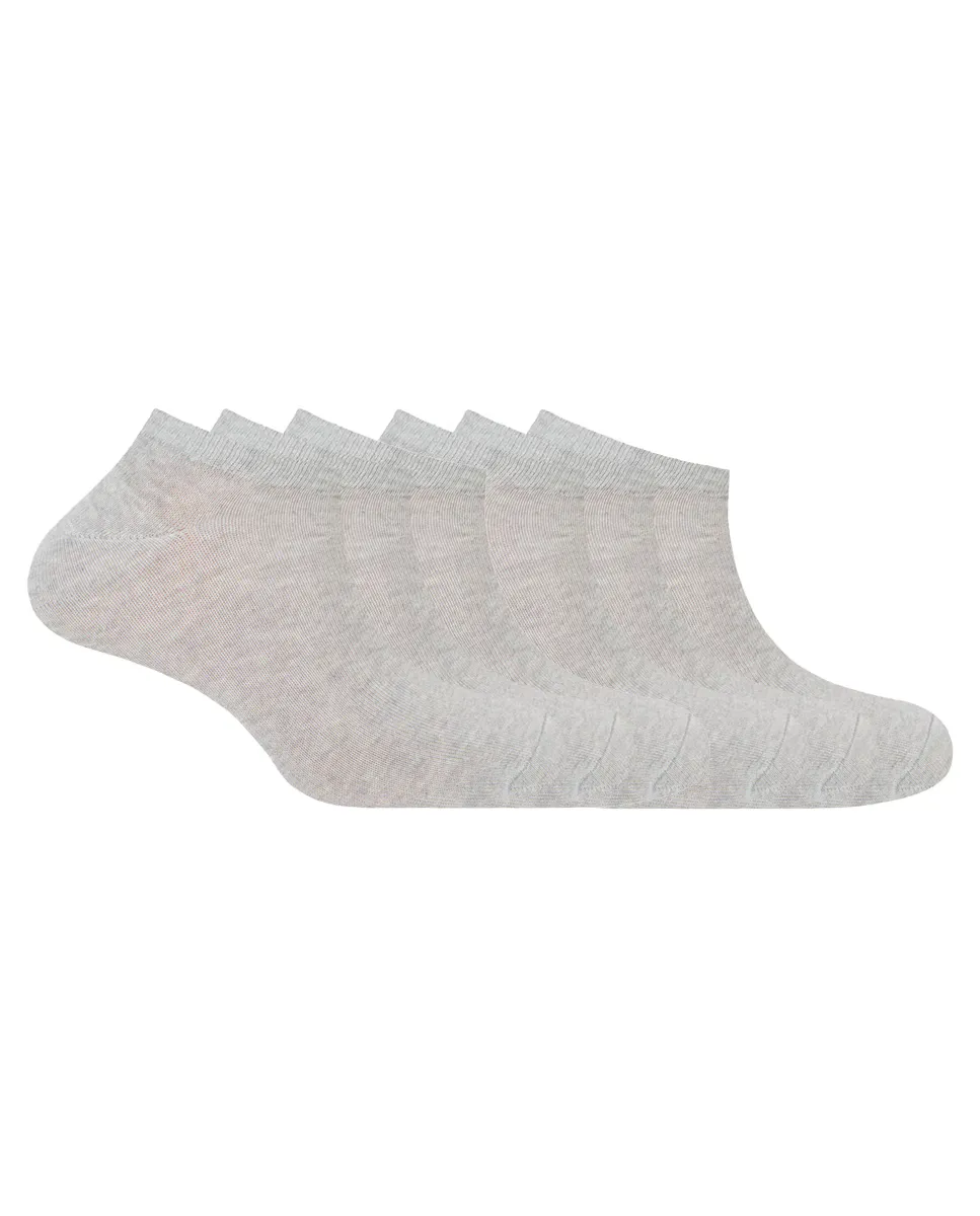 Набор из 6 пар мужских хлопковых носков светло-серого цвета Punto Blanco
Набор из 6 пар мужских хлопковых носков светло-серого цвета Punto Blanco