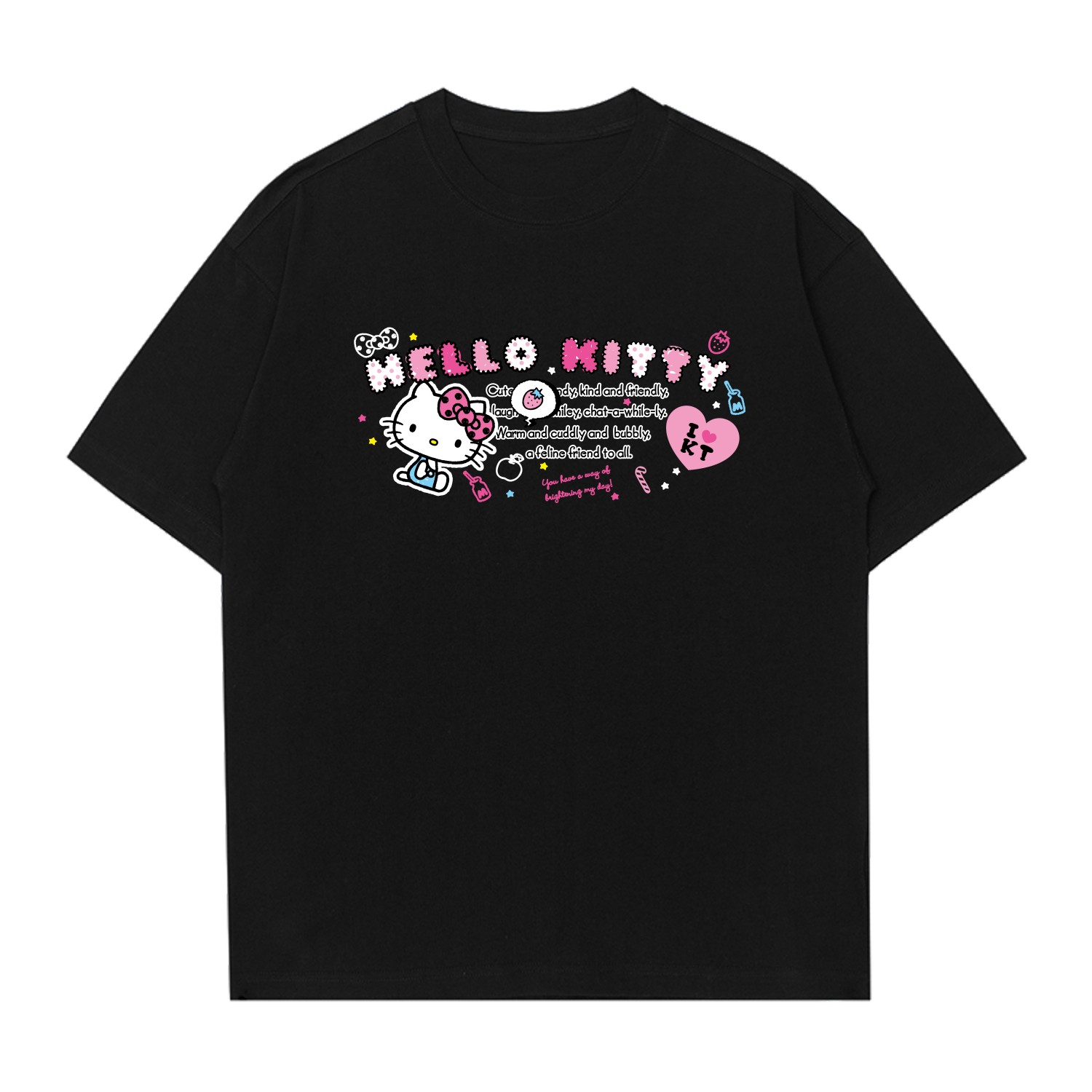 Sanrio Футболка Hello Kitty Unisex черная, белая, Черный, Sanrio Футболка Hello Kitty Unisex черная, белая
Sanrio Футболка Hello Kitty Unisex черная, белая, Черный, Sanrio Футболка Hello Kitty Unisex черная, белая