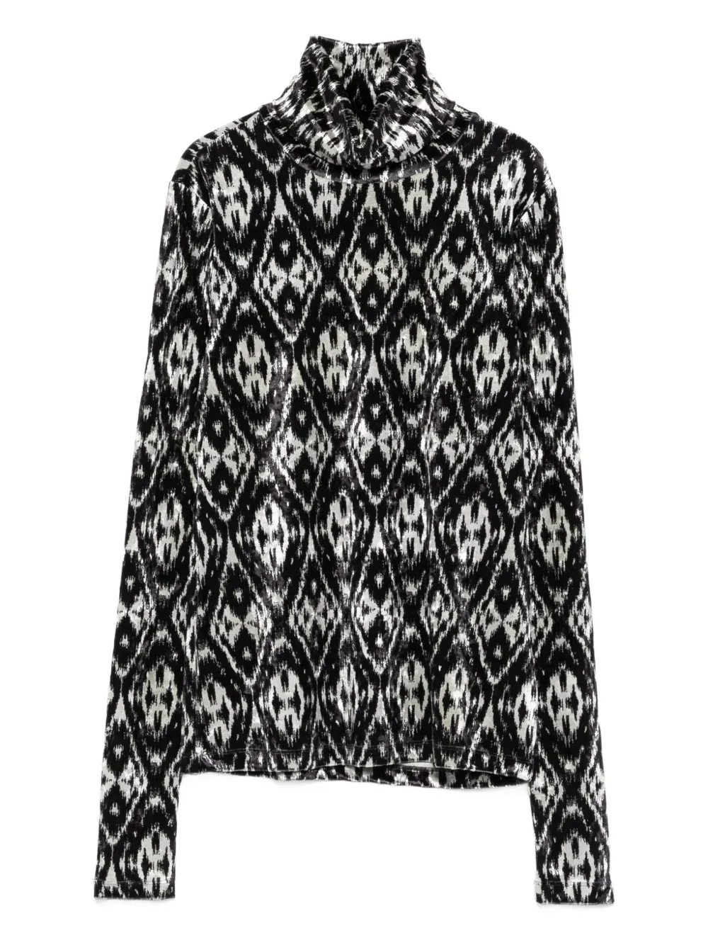 Водолазка с узором икат Pierre-Louis Mascia, черный
Водолазка с узором икат Pierre-Louis Mascia, черный