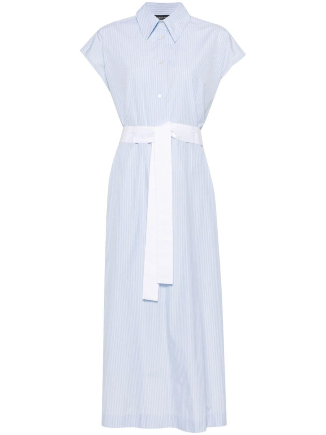 Fabiana Filippi поплиновое платье-рубашка в полоску, синий
Fabiana Filippi поплиновое платье-рубашка в полоску, синий