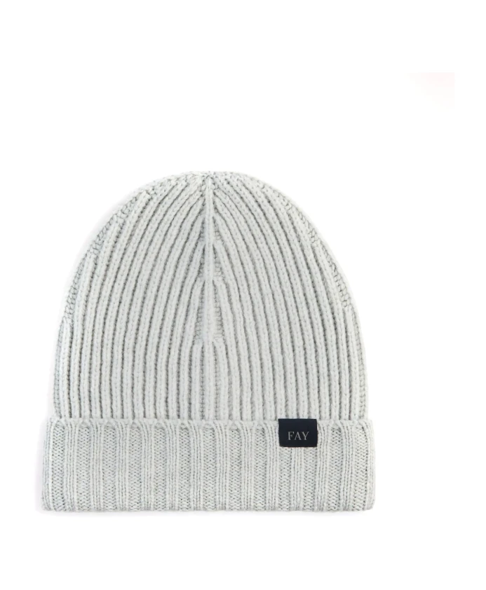 Серая шерстяная шапка с английским ребристым узором. Fay, серый
Серая шерстяная шапка с английским ребристым узором. Fay, серый