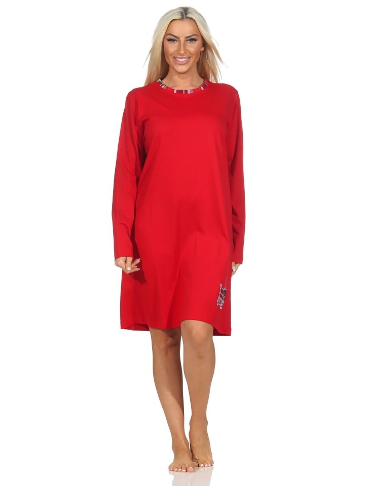 Ночная рубашка NORMANN Langarm Tiermotiv, красный
Ночная рубашка NORMANN Langarm Tiermotiv, красный