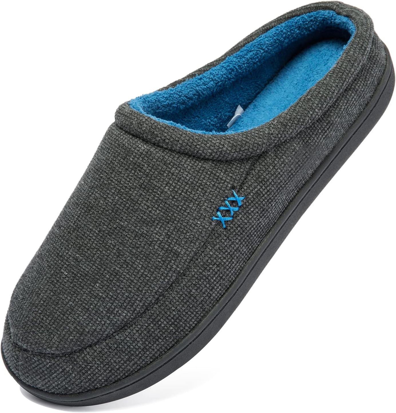 Мужские домашние тапочки NewDenBer с теплой подошвой из пены с эффектом памяти, замшей и плюшевой флисовой подкладкой, для ношения дома и на улице, темно-серый
Мужские домашние тапочки NewDenBer с теплой подошвой из пены с эффектом памяти, замшей и плюшевой флисовой подкладкой, для ношения дома и на улице, темно-серый