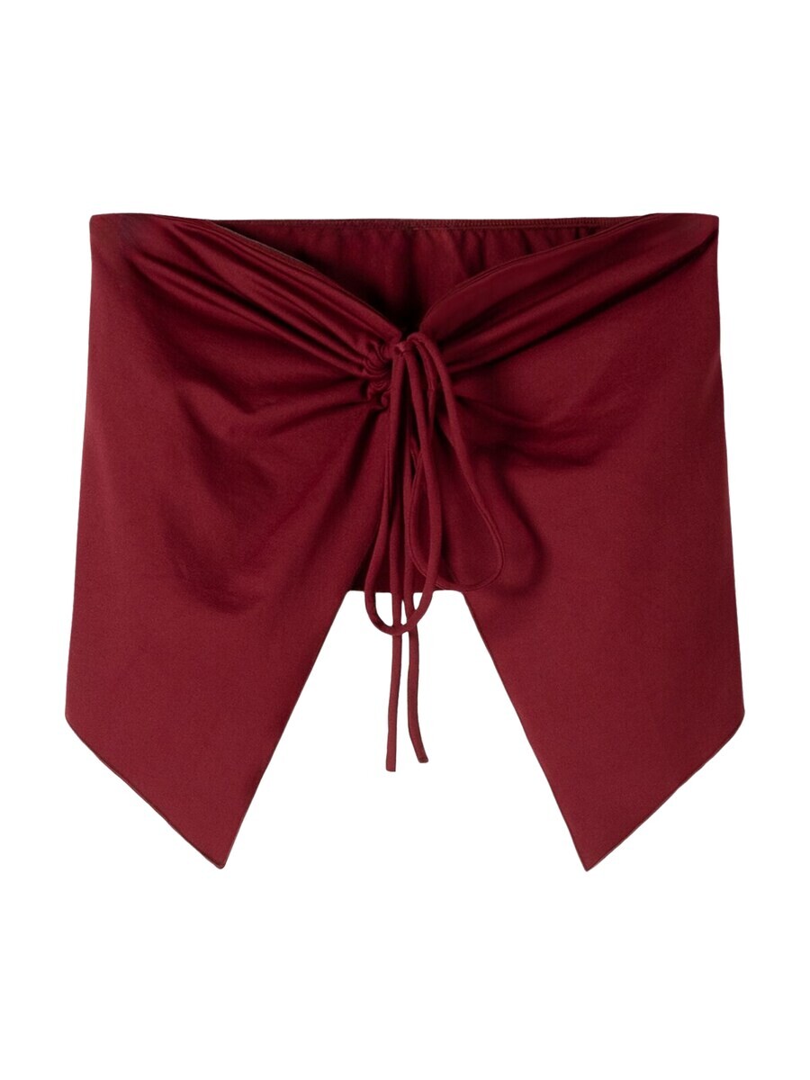 Укороченный топ Bershka Top, красный
Укороченный топ Bershka Top, красный