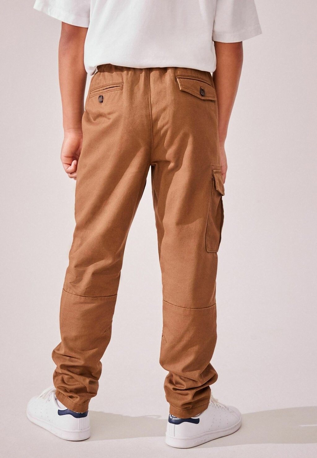 Брюки-карго Next, коричневый 
Брюки-карго Next, коричневый