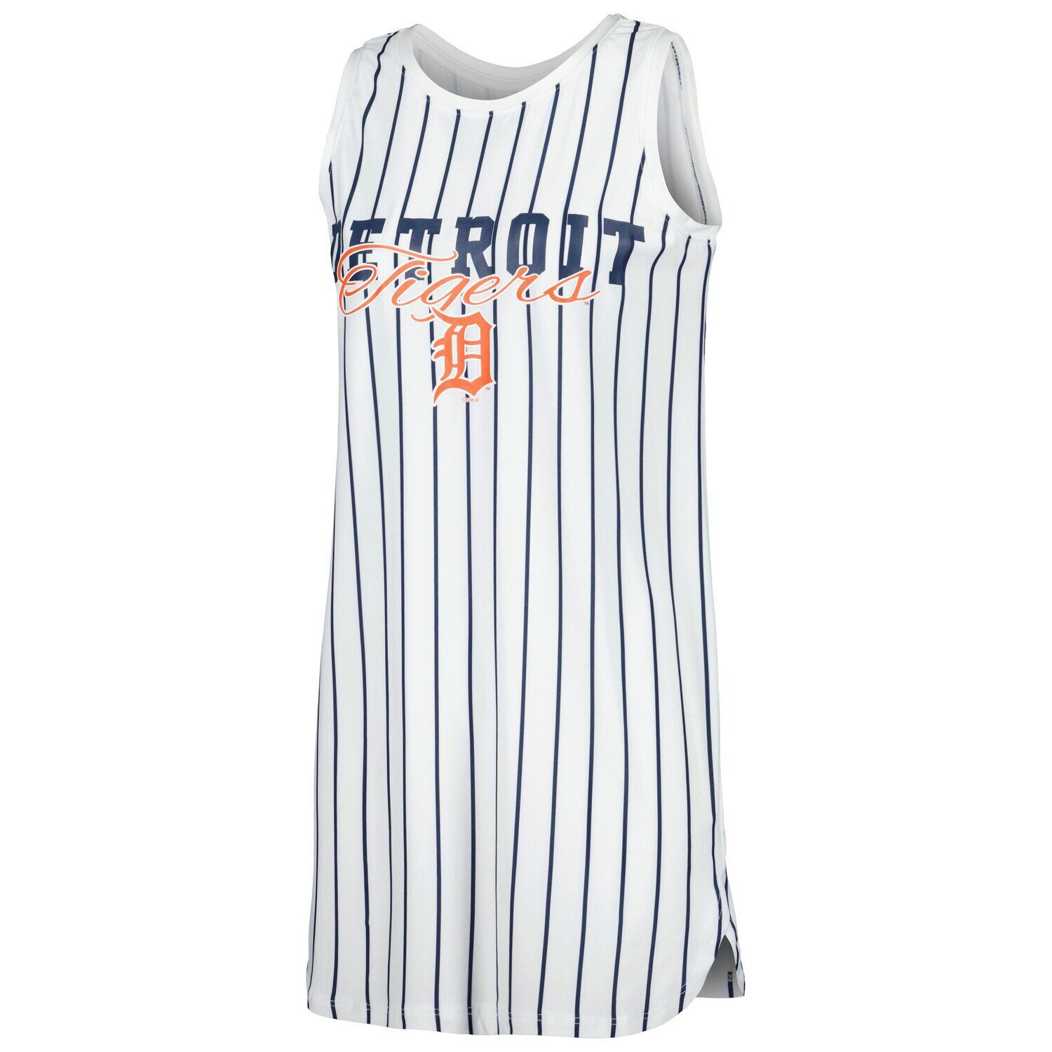 Женская спортивная белая ночная рубашка без рукавов в тонкую полоску Detroit Tigers Reel
Женская спортивная белая ночная рубашка без рукавов в тонкую полоску Detroit Tigers Reel