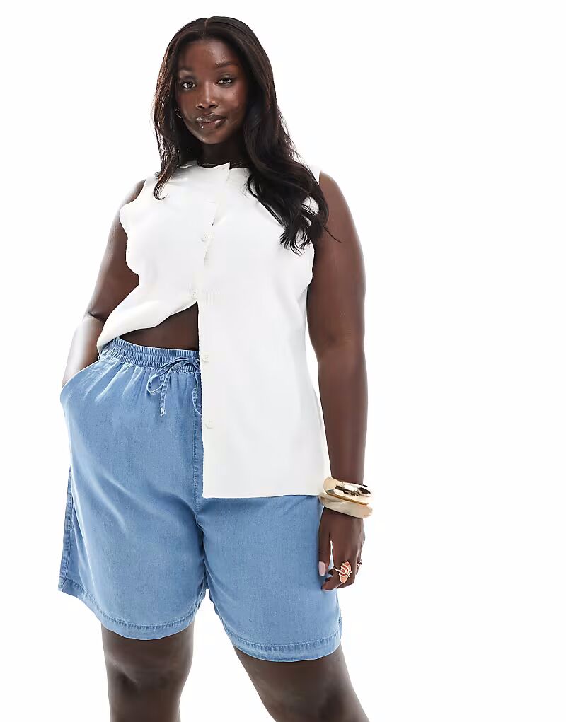 ONLY шорты Curve на резинке из денима средне-синего цвета ONLY Curve
ONLY шорты Curve на резинке из денима средне-синего цвета ONLY Curve