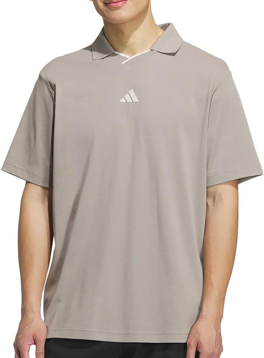 Поло с коротким рукавом и витым трикотажным воротником Beyond the Course Adidas, бежевый
Поло с коротким рукавом и витым трикотажным воротником Beyond the Course Adidas, бежевый