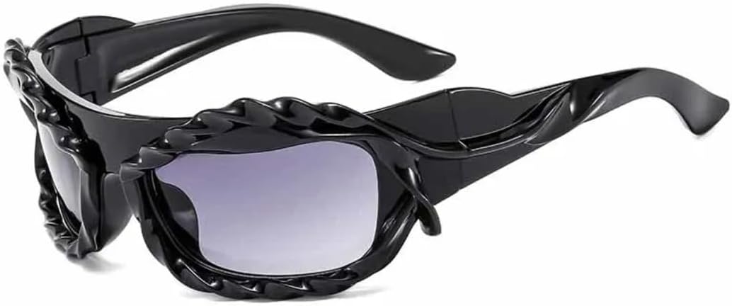 Модные женские солнцезащитные очки неправильной формы, стильные мужские очки для активного отдыха на природе, для вождения, походов, с защитой от УФ-излучения UV400 TVTBBVV, Black Gray
Модные женские солнцезащитные очки неправильной формы, стильные мужские очки для активного отдыха на природе, для вождения, походов, с защитой от УФ-излучения UV400 TVTBBVV, Black Gray