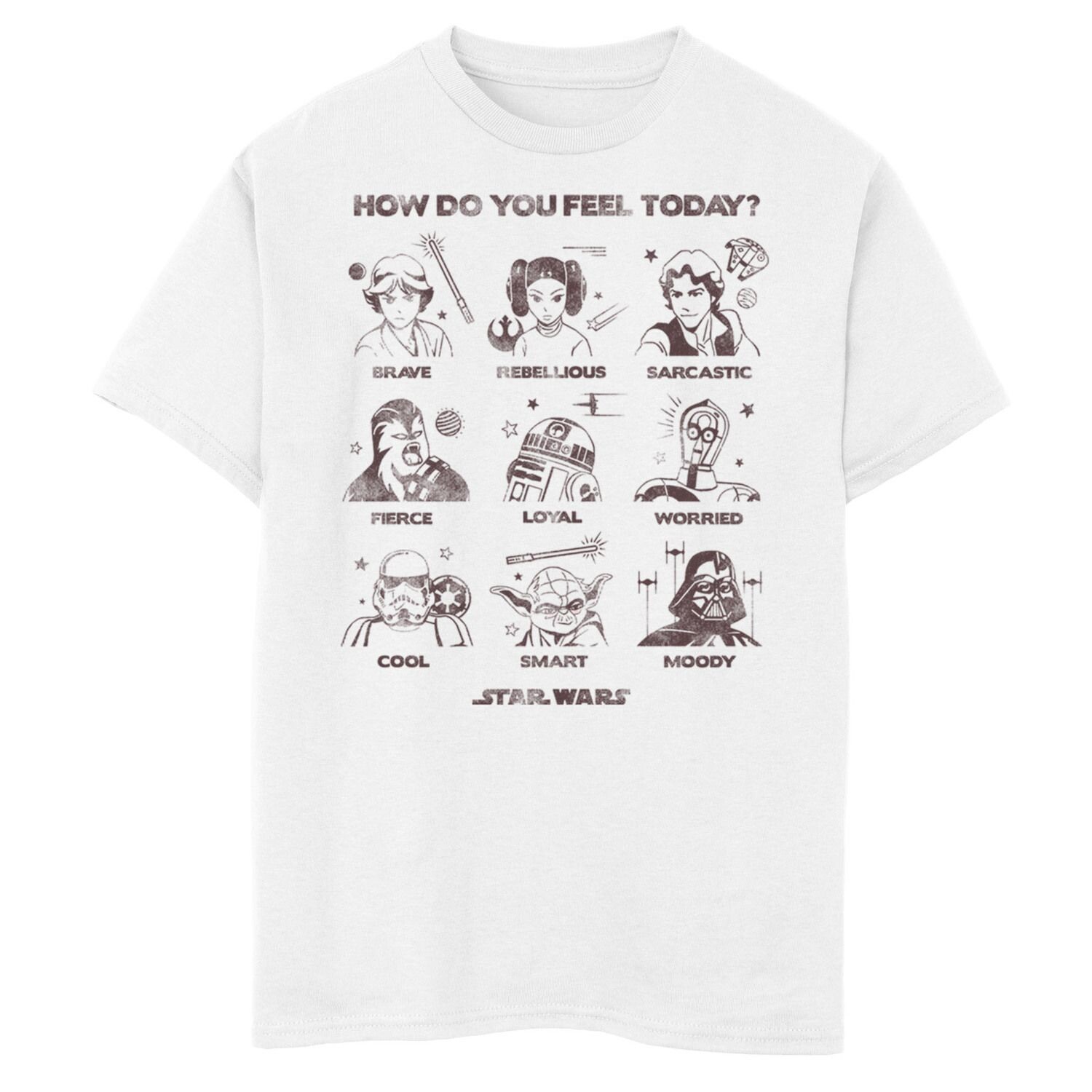 Футболка с групповым плакатом и графическим изображением «Звездные войны» для мальчиков 8–20 лет Star Wars
Футболка с групповым плакатом и графическим изображением «Звездные войны» для мальчиков 8–20 лет Star Wars