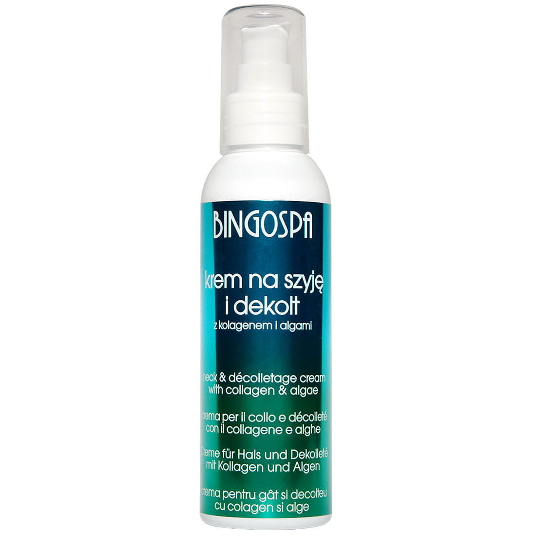 BINGOSPA Крем для шеи и декольте с коллагеном и водорослями 135г
BINGOSPA Крем для шеи и декольте с коллагеном и водорослями 135г