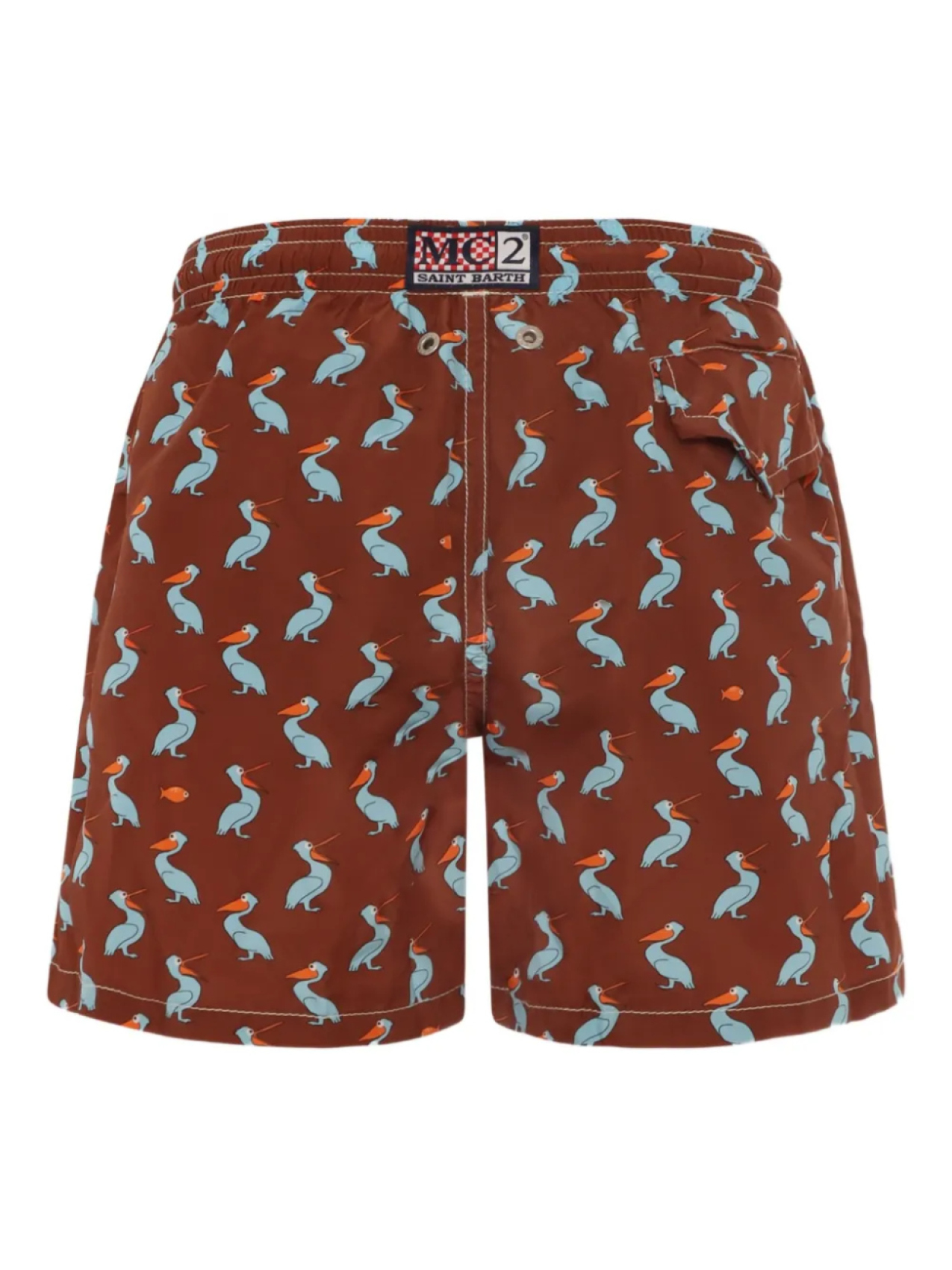 Плавки-шорты с принтом «Пеликан» MC2 Saint Barth Kids, коричневый
Плавки-шорты с принтом «Пеликан» MC2 Saint Barth Kids, коричневый