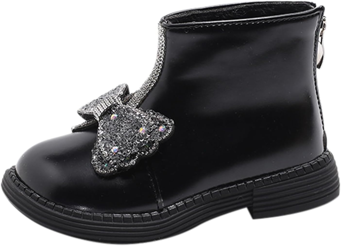 Детские ботильоны для девочек с блестками и бантами на щиколотке, с меховой подкладкой, боковой молнией и пайетками, короткие ковбойские ботинки, теплые осенне-зимние нарядные обувь Generic, Black
Детские ботильоны для девочек с блестками и бантами на щиколотке, с меховой подкладкой, боковой молнией и пайетками, короткие ковбойские ботинки, теплые осенне-зимние нарядные обувь Generic, Black