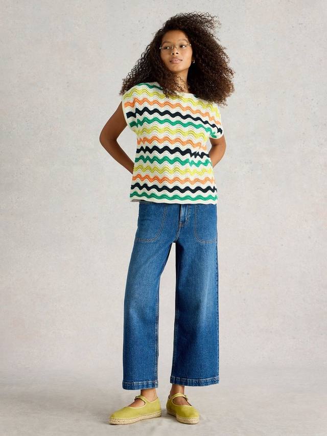 Вязаный топ calypso wave White Stuff, белый/разноцветный
Вязаный топ calypso wave White Stuff, белый/разноцветный