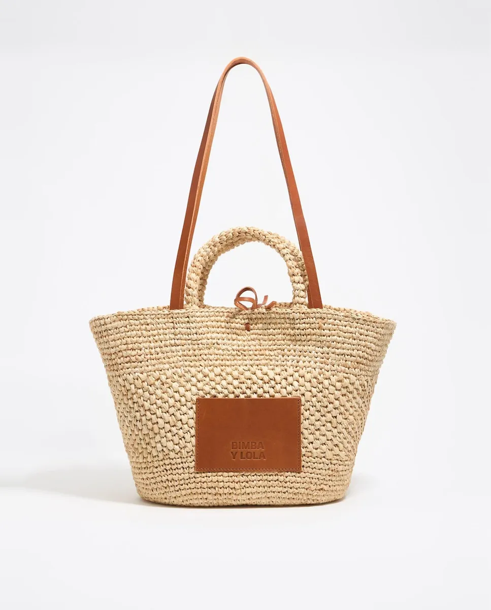Большая женская сумка из рафии Bimba Y Lola, бежевый
Большая женская сумка из рафии Bimba Y Lola, бежевый