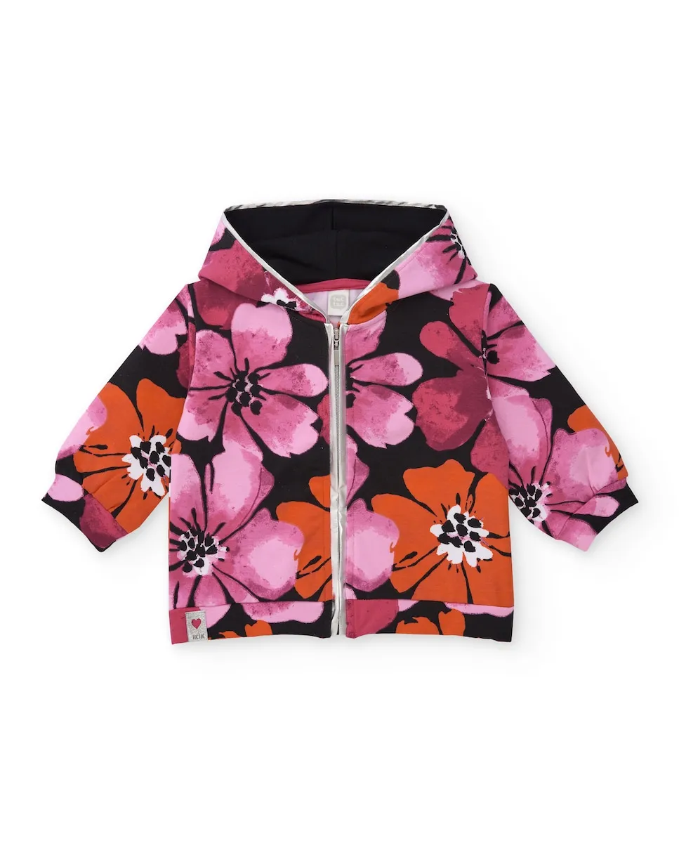 Куртка с капюшоном для малышей с цветочным принтом фуксия Tuc tuc, розовый
Куртка с капюшоном для малышей с цветочным принтом фуксия Tuc tuc, розовый