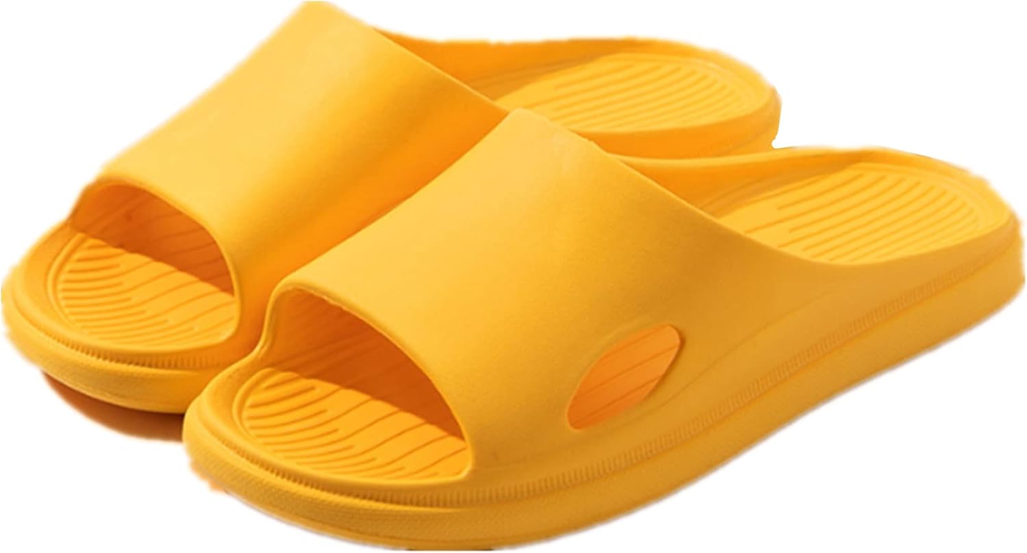 Женские/мужские слипоны BASKANIA, нескользящие шлепанцы для душа и ванной, быстро сохнущие, с открытым носком, легкие, плоские шлепанцы-сланцы для дома и улицы, желтый
Женские/мужские слипоны BASKANIA, нескользящие шлепанцы для душа и ванной, быстро сохнущие, с открытым носком, легкие, плоские шлепанцы-сланцы для дома и улицы, желтый