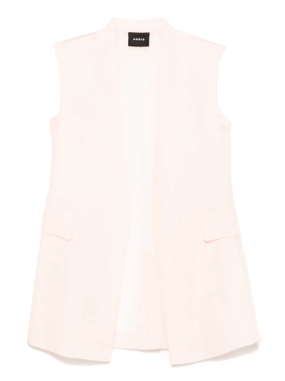 Прозрачный шелковый жилет Akris, розовый
Прозрачный шелковый жилет Akris, розовый