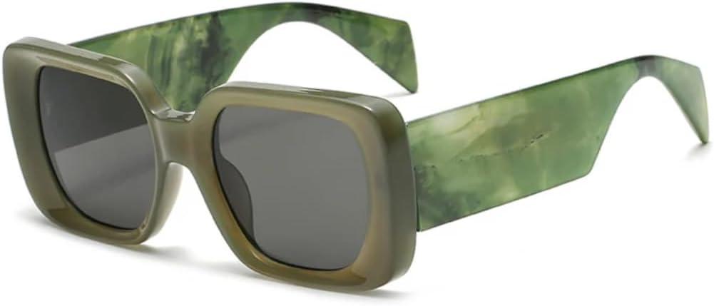 Модные солнцезащитные очки большого размера с прозрачными дужками, в стиле ретро, с градиентным переходом цвета и защитой от УФ-излучения UV400, для женщин и мужчин TVTBBVV, Olive Green Gray
Модные солнцезащитные очки большого размера с прозрачными дужками, в стиле ретро, с градиентным переходом цвета и защитой от УФ-излучения UV400, для женщин и мужчин TVTBBVV, Olive Green Gray