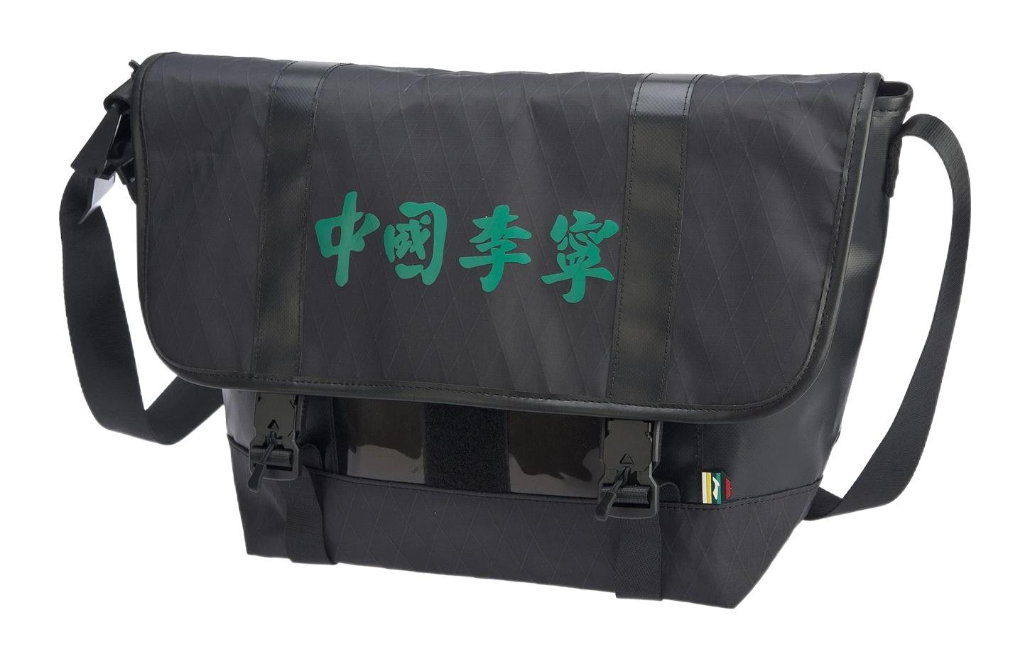 LiNing Полиэстеровая наплечная сумка через плечо обычная унисекс черная