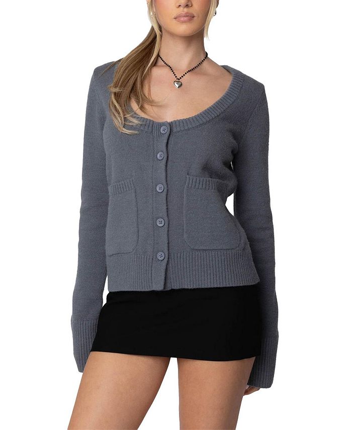 Вязаный кардиган Daphnee Edikted, серый
Вязаный кардиган Daphnee Edikted, серый