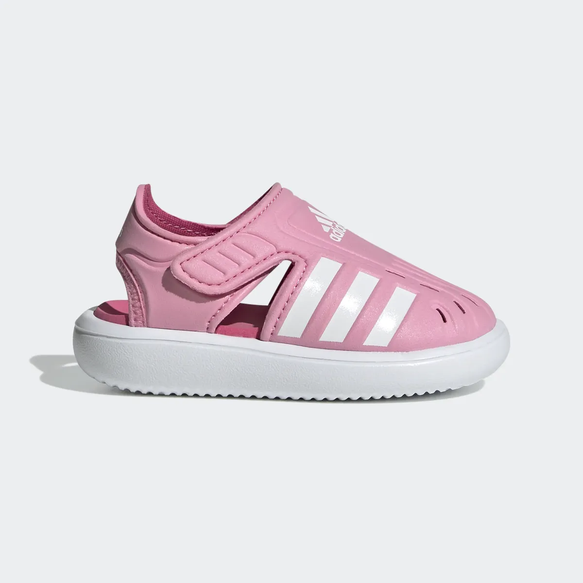 Сандалии для купания Adidas Sportswear "CLOSED-TOE SUMMER WATER SANDAL", для малышей с застежкой-липучкой, цвет Bliss Pink / Cloud White / Pulse Magenta
Сандалии для купания Adidas Sportswear "CLOSED-TOE SUMMER WATER SANDAL", для малышей с застежкой-липучкой, цвет Bliss Pink / Cloud White / Pulse Magenta