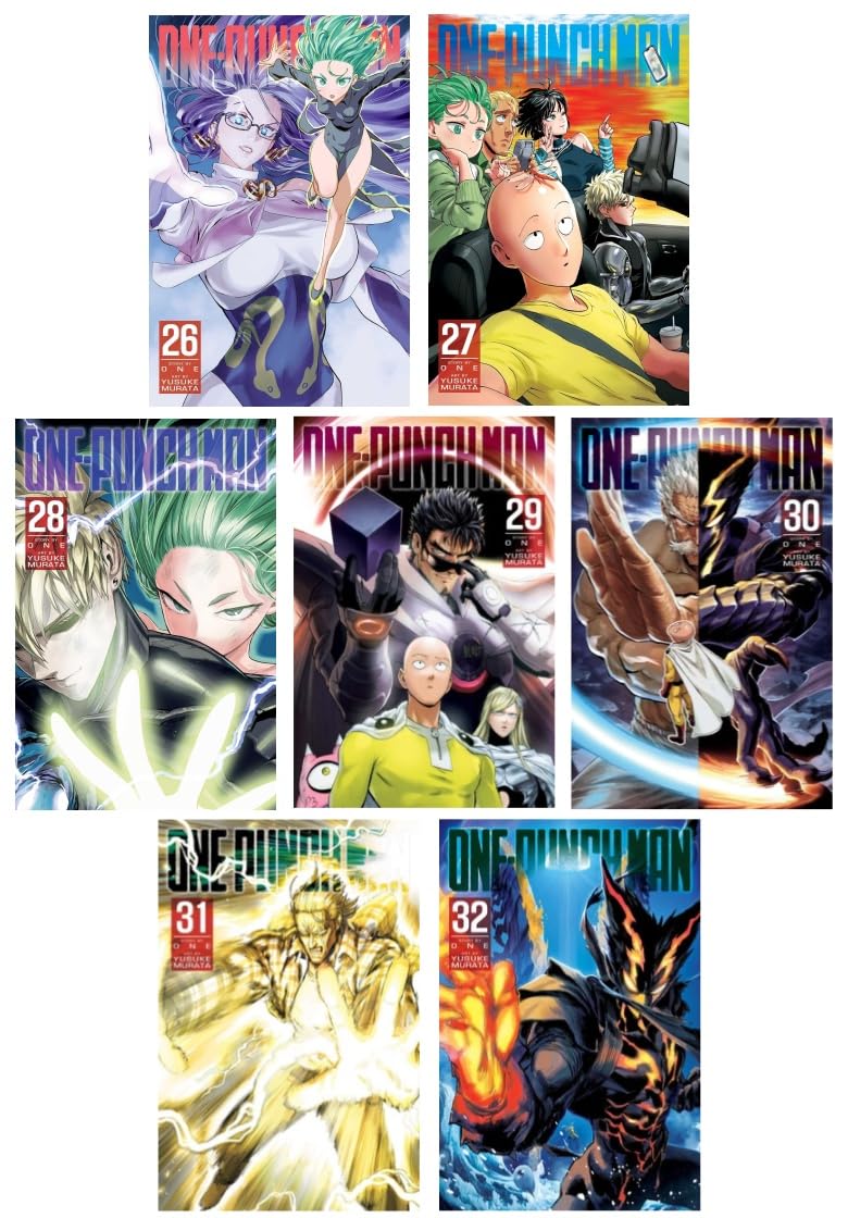 One-Punch Man Manga Series 7-Book Collection Set (Vol. 26-32) - Latest Volumes of the Global Hit Manga (VIZ Media LLC)
One-Punch Man Manga Series 7-Book Collection Set (Vol. 26-32) - Latest Volumes of the Global Hit Manga (VIZ Media LLC)