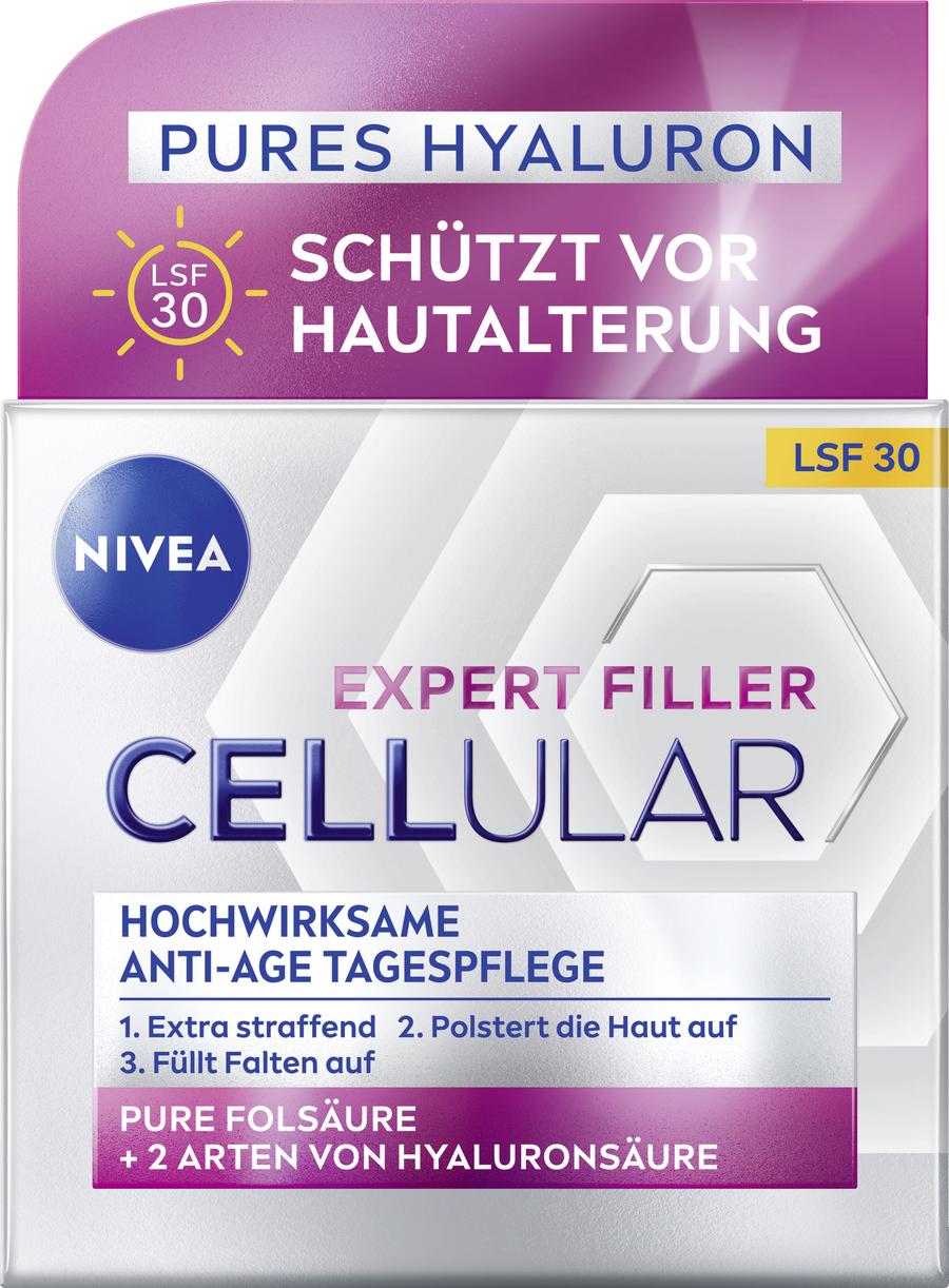 Дневной крем NIVEA Cellular Expert Filler Hochwirksame Anti-Age Tagespflege LSF30
Дневной крем NIVEA Cellular Expert Filler Hochwirksame Anti-Age Tagespflege LSF30