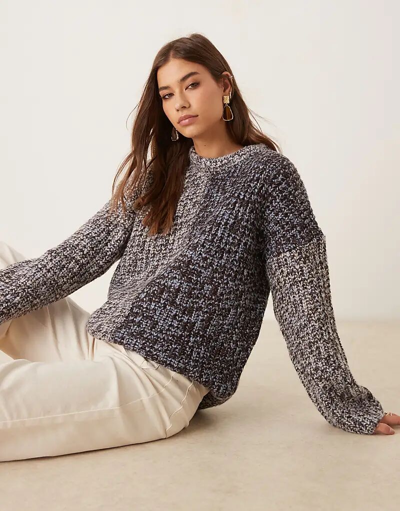 Джемпер оверсайз в стиле пэчворк ASOS DESIGN синего цвета
Джемпер оверсайз в стиле пэчворк ASOS DESIGN синего цвета