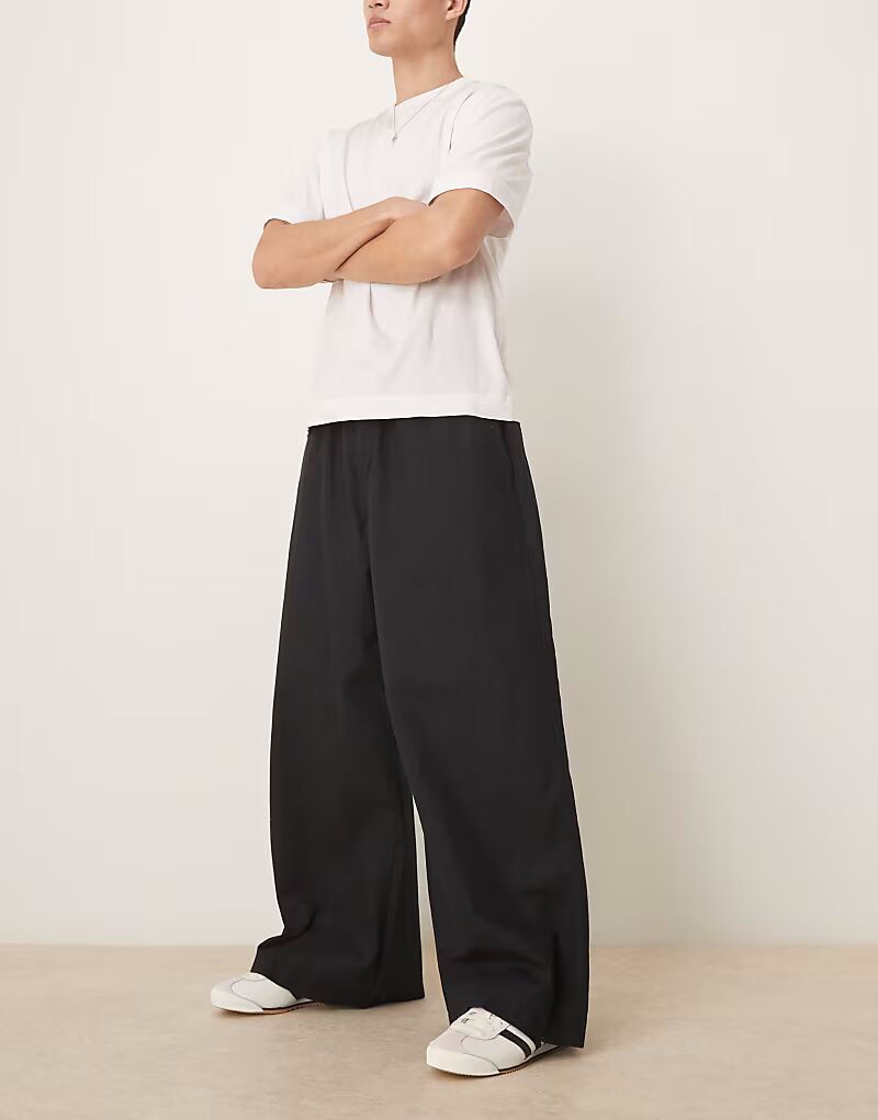 Супермешковатые брюки из льняной смеси ASOS DESIGN черного цвета
Супермешковатые брюки из льняной смеси ASOS DESIGN черного цвета