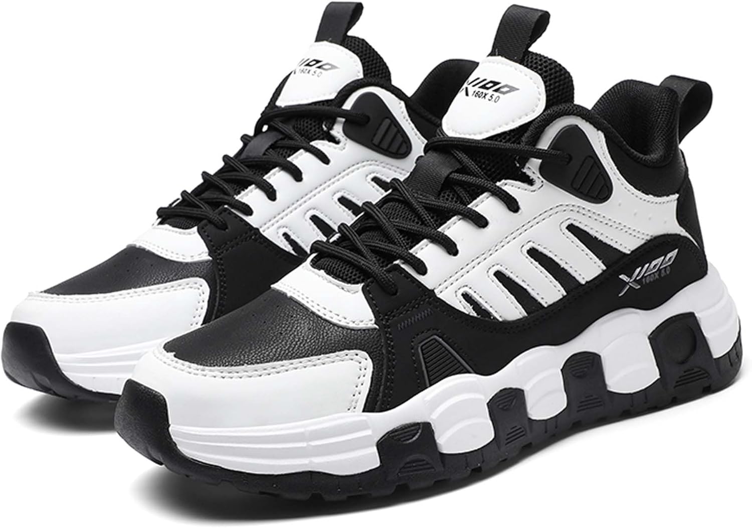 Мужские кожаные беговые кроссовки для осени и зимы, легкие, модные, с нескользящей подошвой, дышащие спортивные туфли Dzbajrqm, черный
Мужские кожаные беговые кроссовки для осени и зимы, легкие, модные, с нескользящей подошвой, дышащие спортивные туфли Dzbajrqm, черный