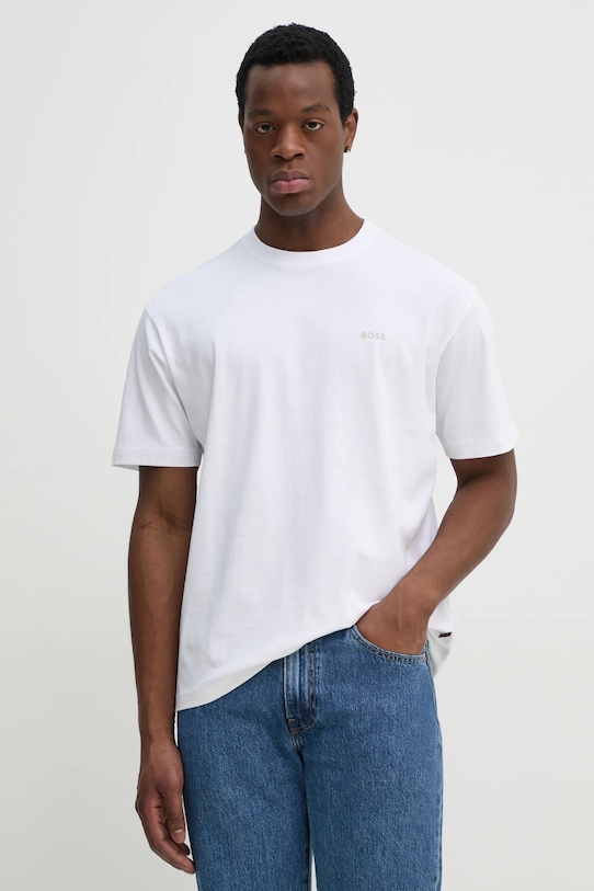 Хлопковая футболка Boss Orange, белый
Хлопковая футболка Boss Orange, белый
