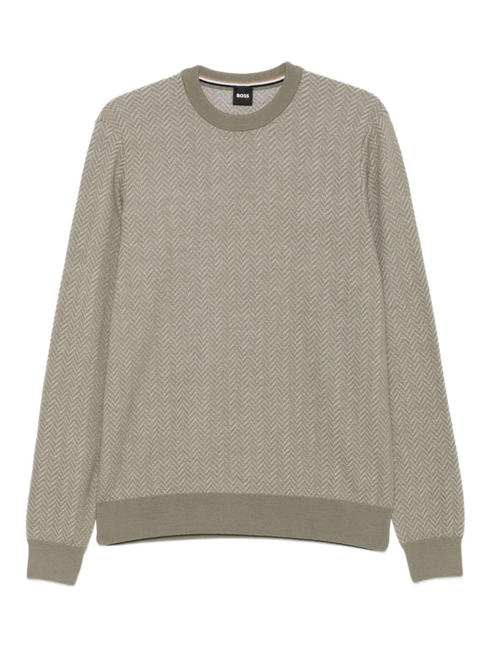 Свитер с узором в елочку Boss, коричневый
Свитер с узором в елочку Boss, коричневый