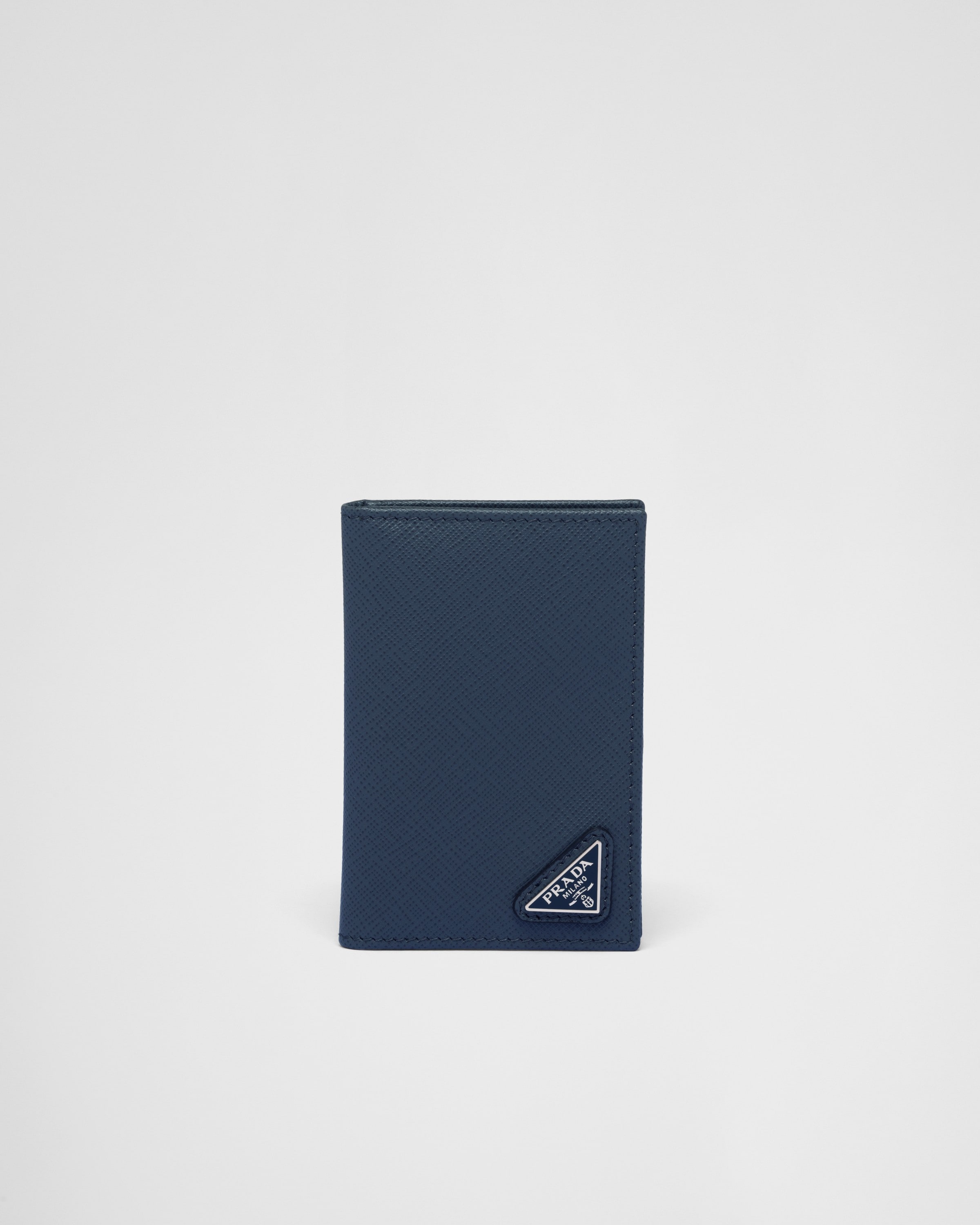 Футляр для карт из сафьяновой кожи Prada, синий
Футляр для карт из сафьяновой кожи Prada, синий