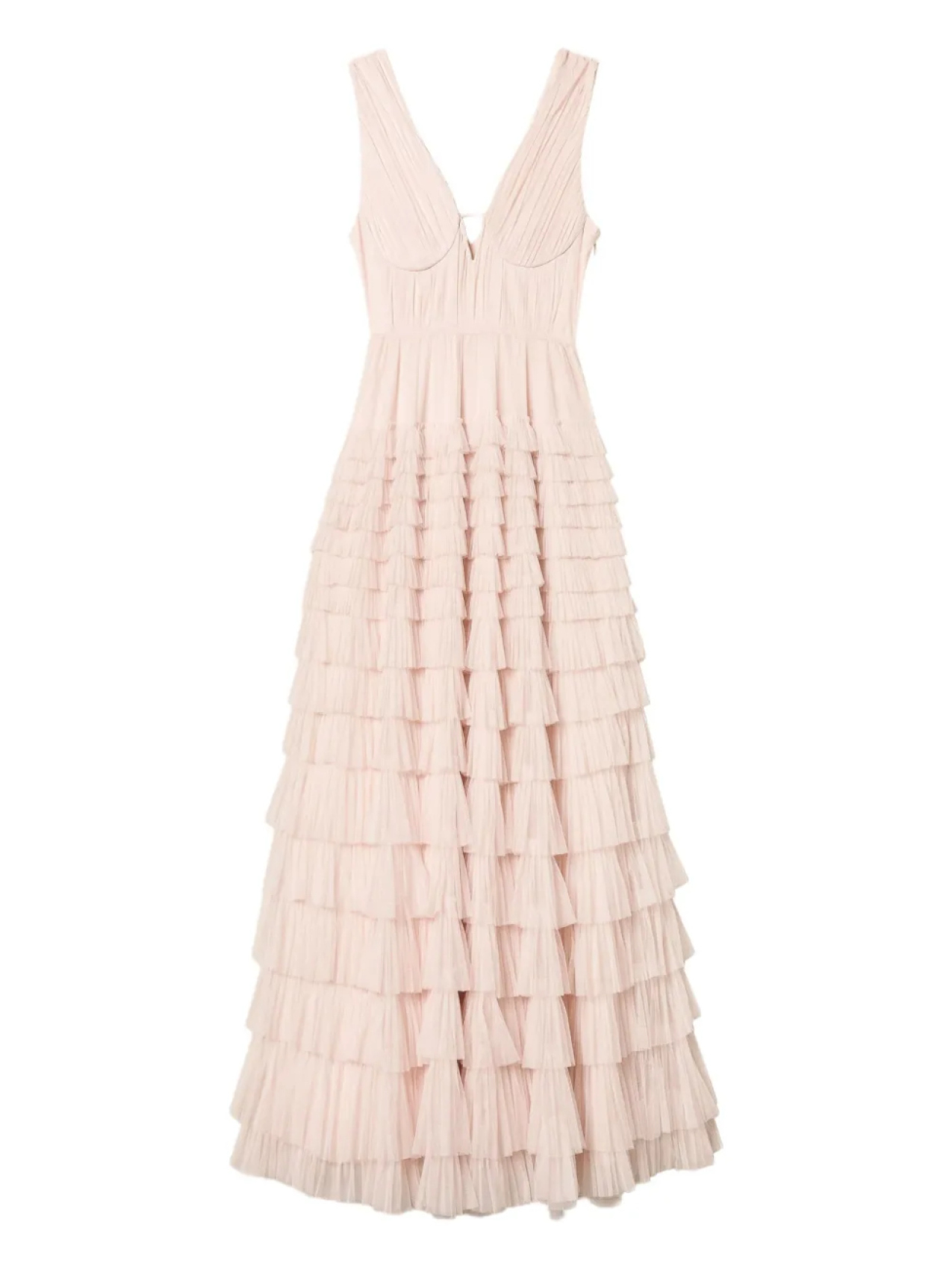 Многоярусное платье с оборками TWINSET, розовый
Многоярусное платье с оборками TWINSET, розовый