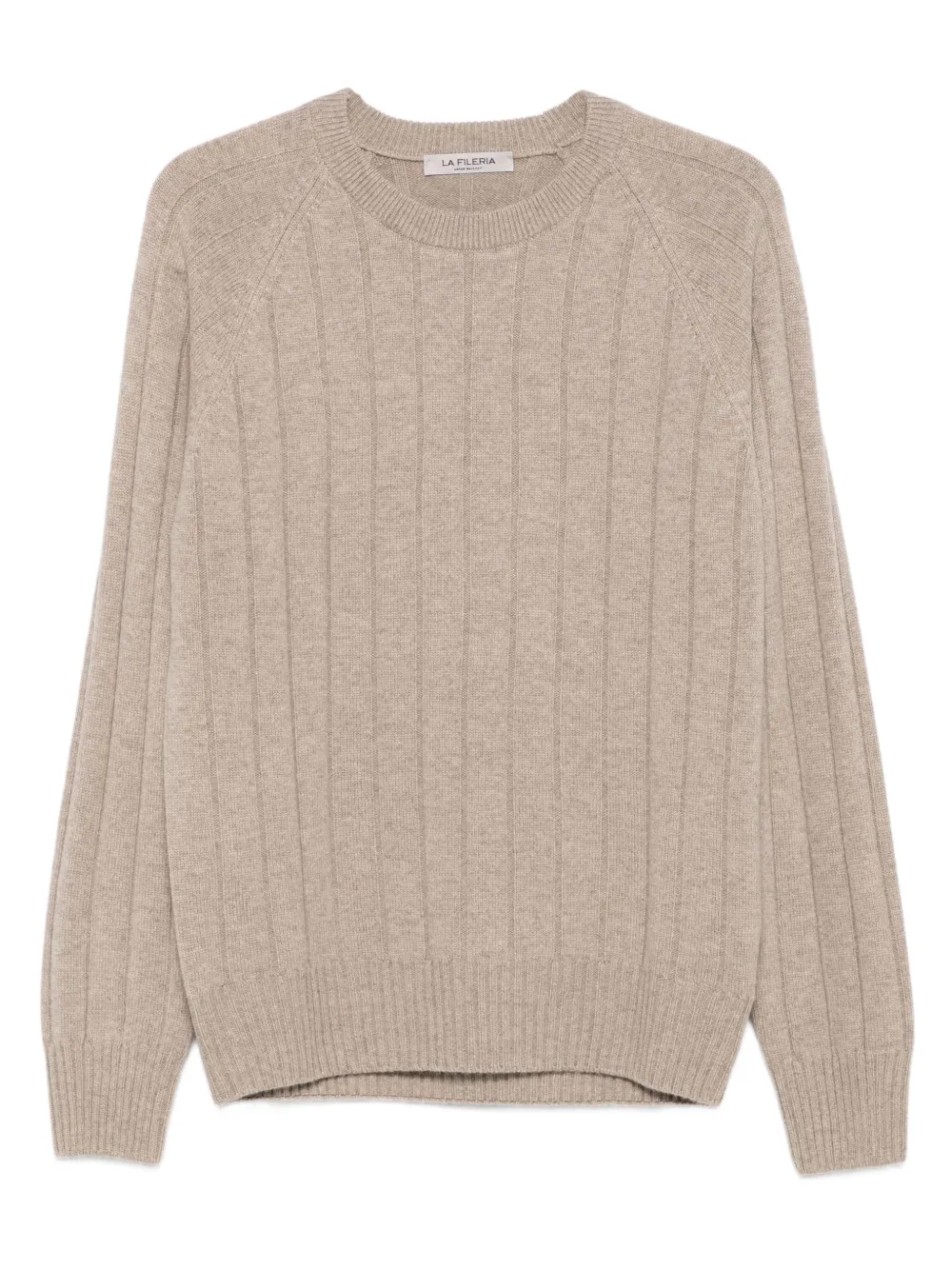 Ребристый свитер с круглым вырезом Fileria, нейтральный
Ребристый свитер с круглым вырезом Fileria, нейтральный
