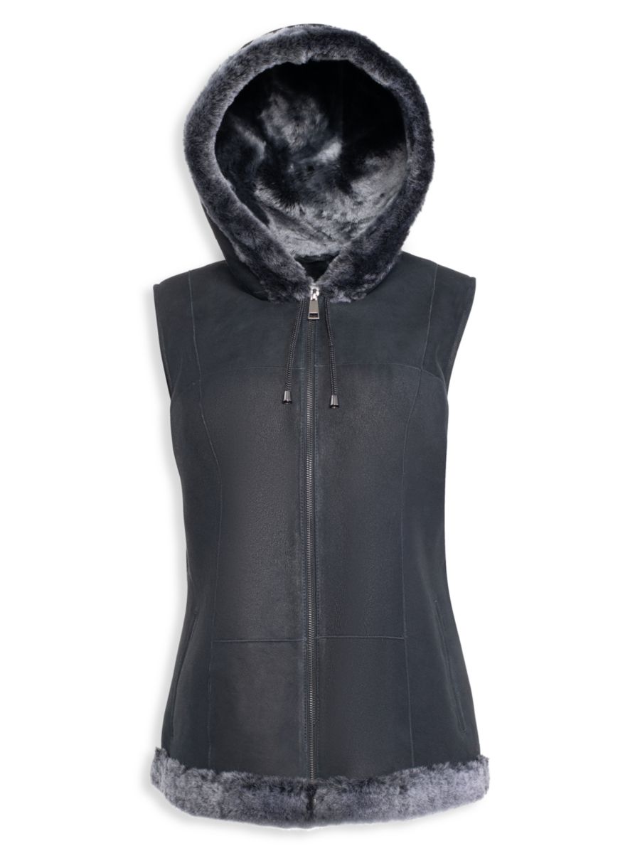 Жилет с капюшоном из овчины Made For Generations WOLFIE FURS, цвет Black Frost, Черный, Жилет с капюшоном из овчины Made For Generations WOLFIE FURS, цвет Black Frost
Жилет с капюшоном из овчины Made For Generations WOLFIE FURS, цвет Black Frost, Черный, Жилет с капюшоном из овчины Made For Generations WOLFIE FURS, цвет Black Frost